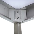 Work table / open base with backsplash, 1200 x 600 mm - Image 3