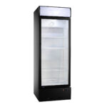 Beverage refrigerator 290 liters with illuminated top "black", 600 x 570 mm