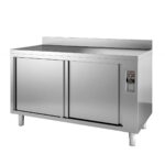 TOPLINE hot holding cabinet / 2 sliding doors & backsplash, 2000 x 700 mm