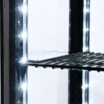 TOPLINE refrigerated display case 2-tier / 56 liters "black", 434 x 398 mm - Image 5