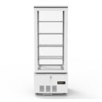 TOPLINE refrigerated display case 4-tier / 92 liters "white", 434 x 398 mm