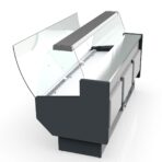 TOPLINE refrigerated display counter 250 - curved front glass "blue", 2465 x 800 mm - Image 2