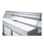 Plexiglas rear sliding doors 250 series TOPLINE, 304 x 537 mm