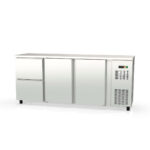 TOPLINE bar refrigerated counter stainless steel / 2 doors & 2 drawers, 2025 x 530 mm