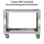 Base frame for TOPLINE electric pizza oven 9 x 34 cm, 1450 x 1185 mm - Image 3
