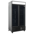 TOPLINE beverage refrigerator 2 doors / 870 liters with light box "black", 1090 x 742 mm - Image 2