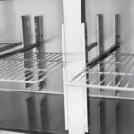 Refrigerated counter / 2 doors & 4 drawers incl. backsplash - monoblock, 2230 x 700 mm - Image 5